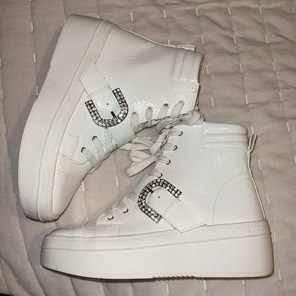 gianni bini rhinestone sneakers